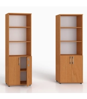 Regał biurowy na ksiażki i segragatory G 80 II 2D olcha